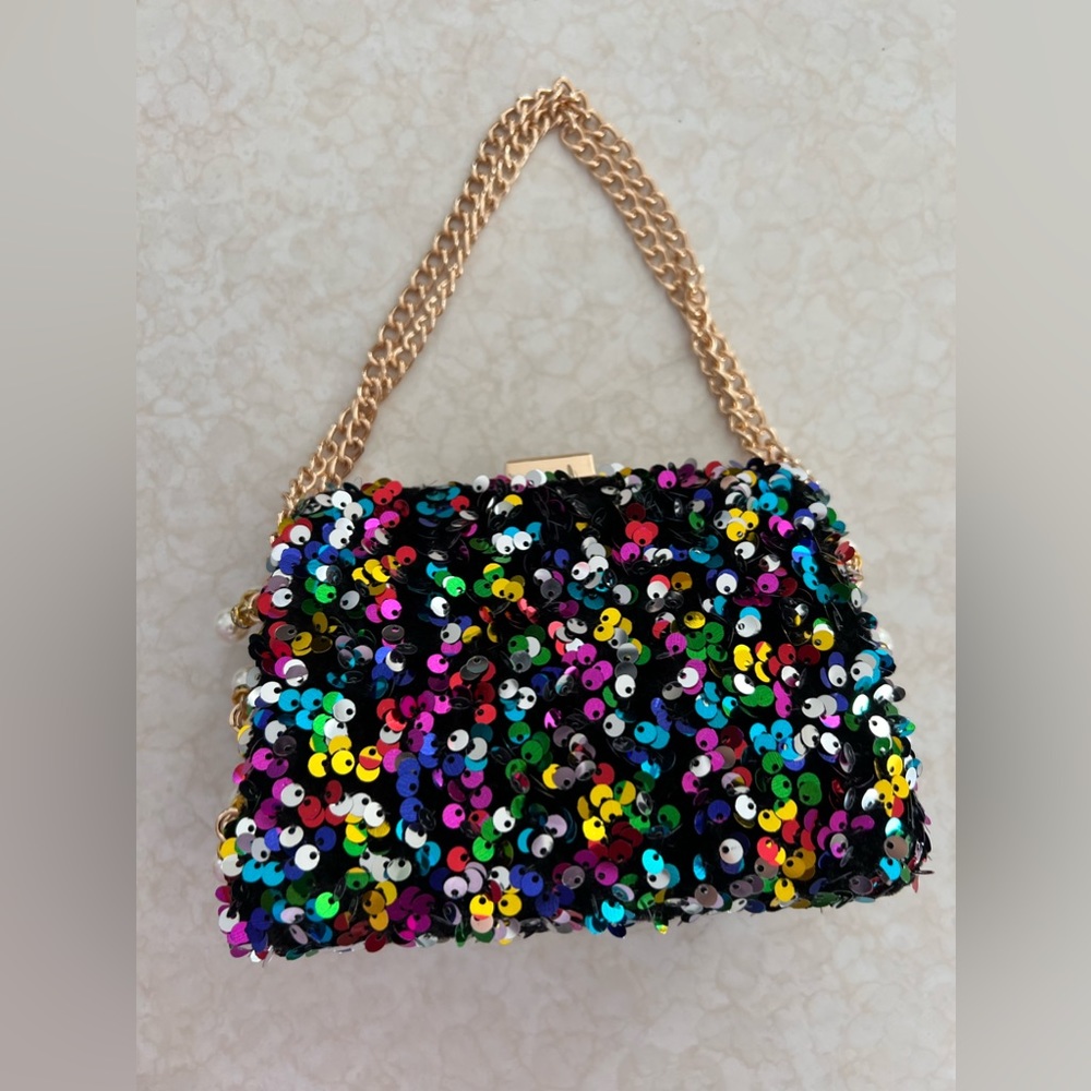 NEW CARNIVAL SEQUIN PURSE